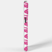 Coques Case-Mate iPhone Preppy Alligator – Hot Pink & White (Verso / Droite)