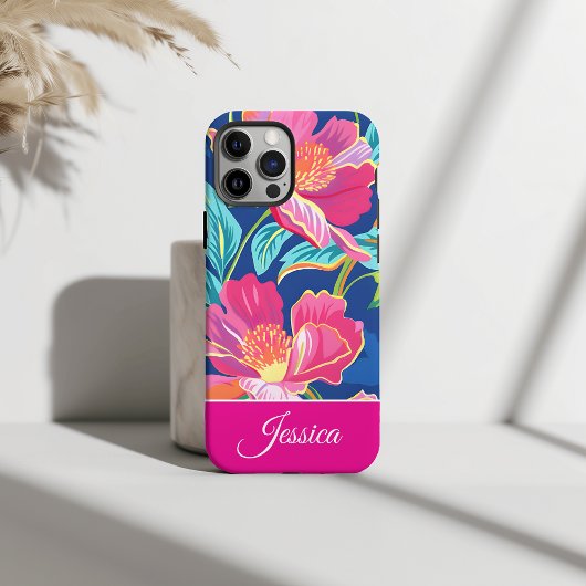 Coques Case-Mate iPhone Preppy Bright Floral Personalized Phone Case