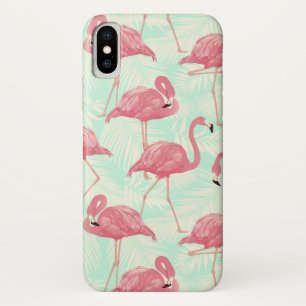 Case-Mate iPhone Case Preppy Chic Elegant Pink Flamingo Motif