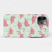 Coques Case-Mate iPhone Preppy Chic Elegant Pink Flamingo Motif (Dos (Horizontal))