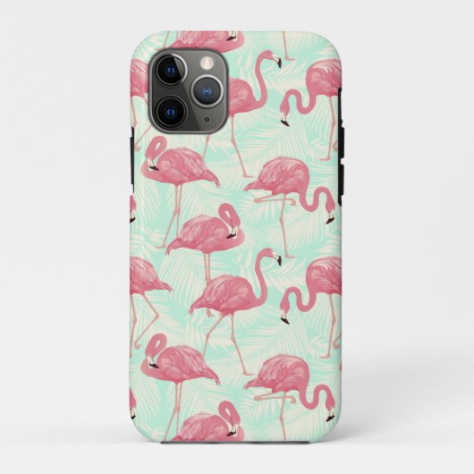 Coques Case-Mate iPhone Preppy Chic Elegant Pink Flamingo Motif (Dos)