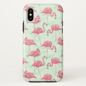 Coques Case-Mate iPhone Preppy Chic Elegant Pink Flamingo Motif (Dos)