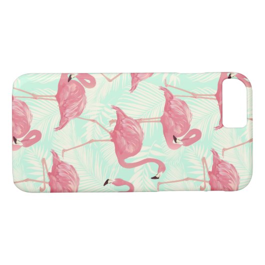 Coques Case-Mate iPhone Preppy Chic Elegant Pink Flamingo Motif (Dos (Horizontal))