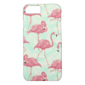 Coques Case-Mate iPhone Preppy Chic Elegant Pink Flamingo Motif (Dos)