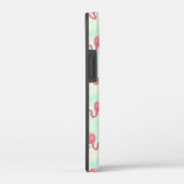Coques Case-Mate iPhone Preppy Chic Elegant Pink Flamingo Motif (Verso / Droite)