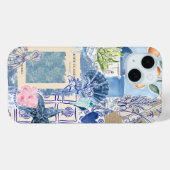 Coques Case-Mate iPhone Preppy Collage, Tendance Collage d'été Dossier tél (Verso (horizontal))