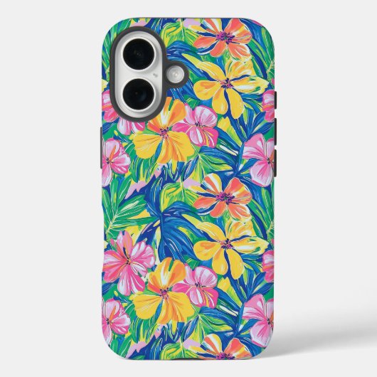 Coques Case-Mate iPhone Preppy Floral Tropical (Verso)