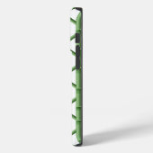 Coques Case-Mate iPhone Preppy Green Trellis Bamboo Motif Monogramme (Verso / Gauche)