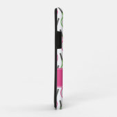 Coques Case-Mate iPhone Preppy Pink Green Turquoise Tennis Motif Personnal (Dos/Droite)