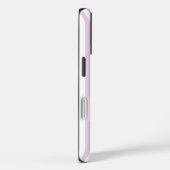 Coques Case-Mate iPhone Preppy Pink Stripe and Bow Personalized  (Verso / Droite)