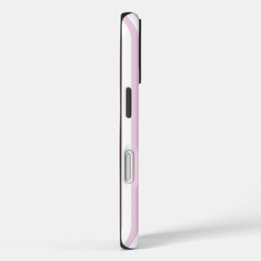 Coques Case-Mate iPhone Preppy Pink Stripe and Bow Personalized  (Verso / Droite)