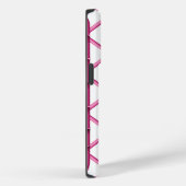 Coques Case-Mate iPhone Preppy rose Trellis Bamboo Motif Monogramme (Verso / Droite)