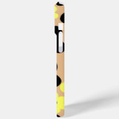 Coques Case-Mate iPhone Preppy Yellow Black Hippie Motif (Verso / Gauche)