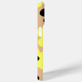 Coques Case-Mate iPhone Preppy Yellow Black Hippie Motif (Verso / Droite)