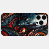 Coques Case-Mate iPhone Présence mystérieuse d'Aliens dans l'art cosmique  (Verso (horizontal))