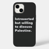 Coques Case-Mate iPhone Présenté mais disposé à discuter de la Palestine (Verso)