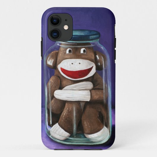 Coques Case-Mate iPhone Préservation de l'enfance avec le singe de (Dos)
