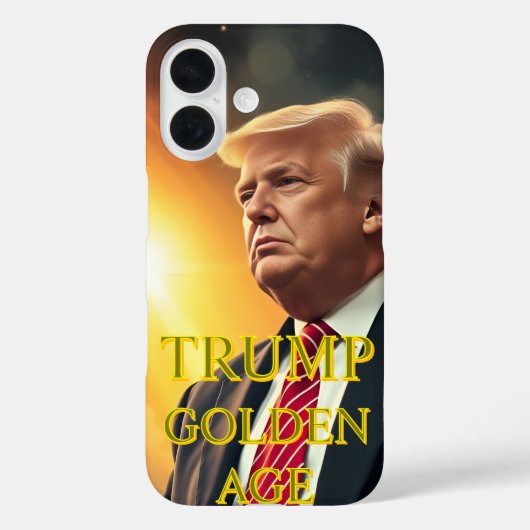 COQUES Case-Mate iPhone PRÉSIDENT DONALD TRUMP ÂGE D'OR (Verso)