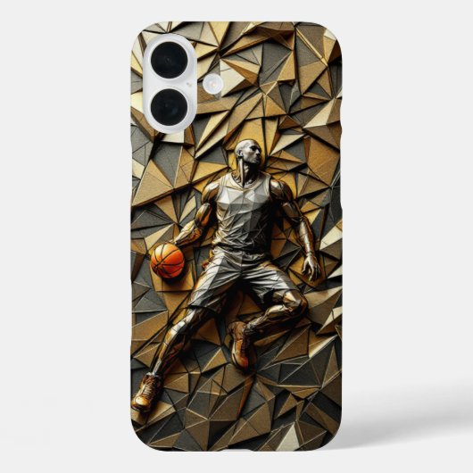Coques Case-Mate iPhone Prestige Dunk : Luxe Basketball (Verso)
