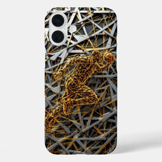 Coques Case-Mate iPhone Prestige Play - basket-ball (Verso)