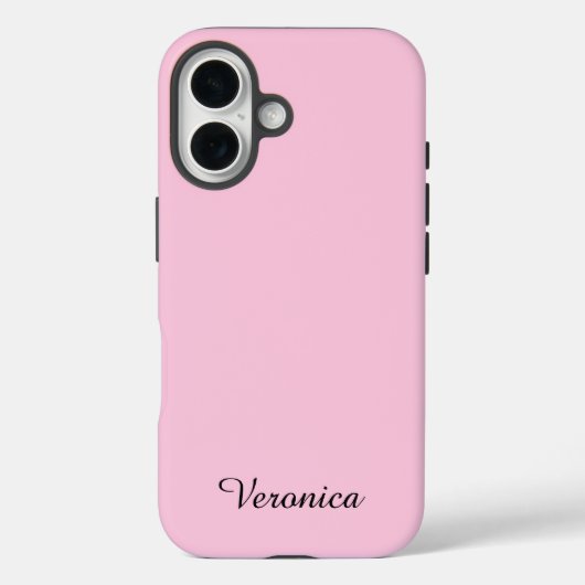 Coques Case-Mate iPhone Pretty Girly Pink Personalized Name (Verso)