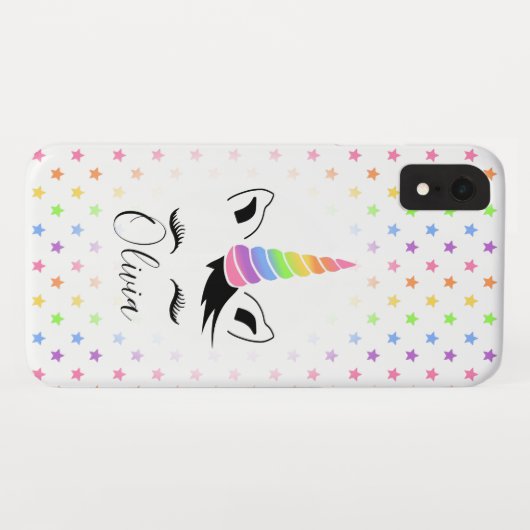 Coques Case-Mate iPhone Pretty Pastel Unicorn (Dos (Horizontal))