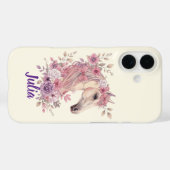 Coques Case-Mate iPhone Pretty Ponies and Petals Horse Phone Case (Verso (horizontal))