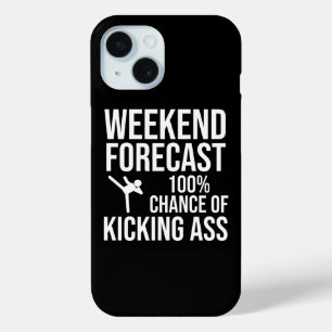 Coque Pour iPhone 15 Prévisions de week-end - 100% de chances de déchir