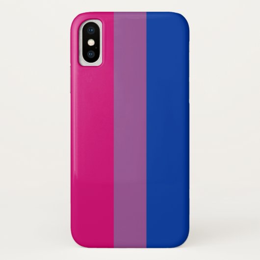 Coques Case-Mate iPhone Pride bisexuelle (Bi Drapeau) (Dos)