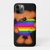 Coques Case-Mate iPhone Pride Coeur Teddy Ours (Dos)