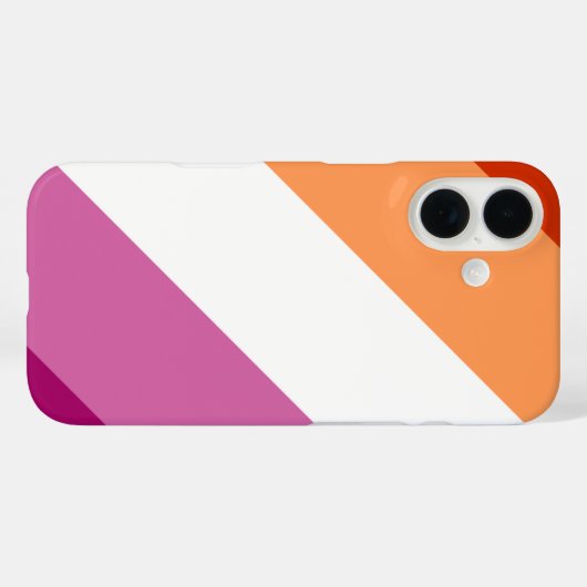 Coques Case-Mate iPhone Pride lesbienne (Verso (horizontal))