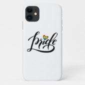 Coques Case-Mate iPhone Pride Script Heart (Dos)