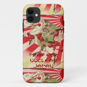 Coque iPhone 11 prier pour le japon nucléaire
