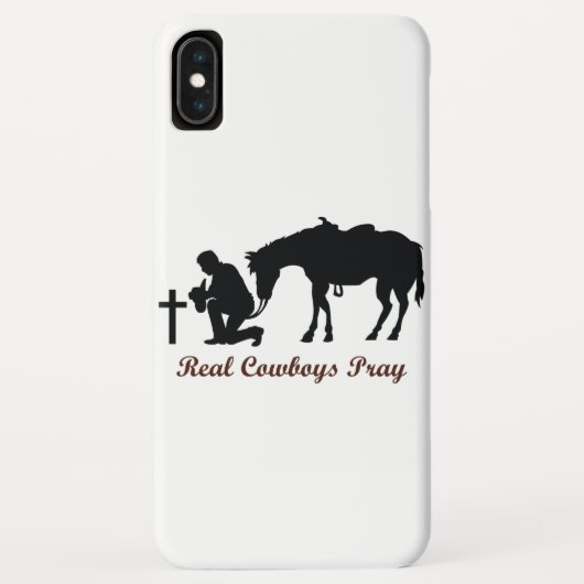 Coques Case-Mate iPhone Prière aux vrais cowboys (Dos)