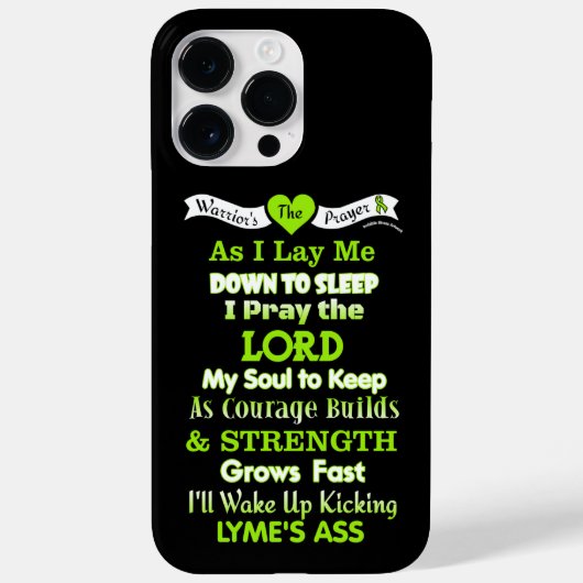 Coques Case-Mate iPhone Prière du guerrier...Lyme (Verso)