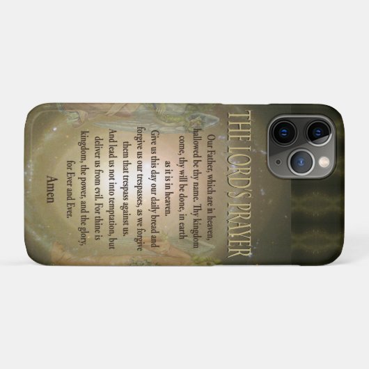 Coques Case-Mate iPhone Prière - La Prière du Seigneur (Dos (Horizontal))