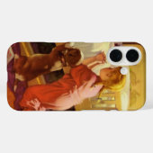 Coques Case-Mate iPhone Prières du coucher, Fille avec chiot, Religion vin (Verso (horizontal))