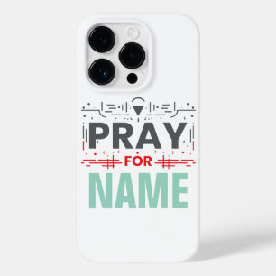 Coque Pour iPhone 14 Pro Priez Pour : Ensemble dans la Solidarité