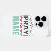 Coques Case-Mate iPhone Priez Pour : Ensemble dans la Solidarité (Verso (horizontal))