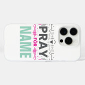 Coques Case-Mate iPhone Priez Pour : Ensemble dans la Solidarité (Verso (horizontal))