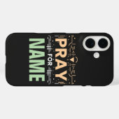 Coques Case-Mate iPhone Priez Pour : Ensemble dans la Solidarité (Verso (horizontal))