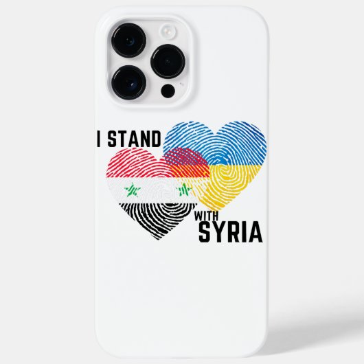 Coques Case-Mate iPhone Priez pour la Syrie (Verso)