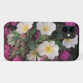 Coques Case-Mate iPhone Primevère du désert du soir et Verveine des sables (Dos (Horizontal))