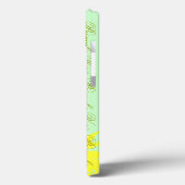 Coques Case-Mate iPhone Primula Veris Coeurs et Monogramme (Verso / Gauche)