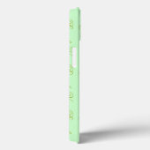 Coques Case-Mate iPhone Primula Veris Coeurs et Monogramme (Verso / Droite)