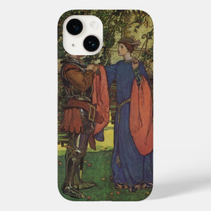 Coque Pour iPhone 14 Prince Chevalier Héros Armure Brillante Princesse