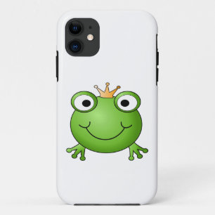 Coque iPhone 11 Prince de grenouille. Grenouille heureuse