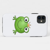 Coques Case-Mate iPhone Prince de grenouille. Grenouille heureuse (Dos (Horizontal))