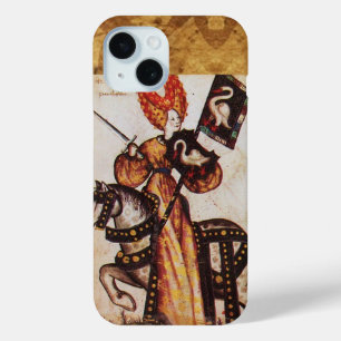 Coque Pour iPhone 15 PRINCESS PENTHESILEA COMME CHEVALIER MÉDIÉVAL Hera