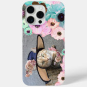 COQUES Case-Mate iPhone PRINCESS TATUS /ELEGANT CAT, GRAND DIVA CASQUETTE  (Verso)